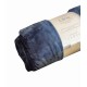 PLAID PILE TINTA UNITA LAVAL EASY HOME BLU