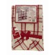 SET CUCINA COTONE PANAMA STAMPATO FRILL FIOCCO LUREX SANTA CLAUS PREZIOSA RUNNER