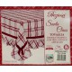 SET CUCINA COTONE PANAMA STAMPATO FRILL FIOCCO LUREX SANTA CLAUS PREZIOSA TOVAGLIA