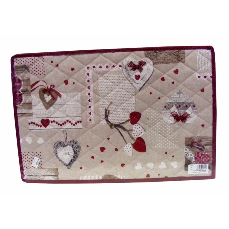 COPPIA TOVAGLIETTE AMERICANE HOLLY BORDEAUX MIROS PEZZOLI