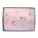 COPERTINA COPRILETTO ESTIVO LETTINO COTONE PIQUET ORSETTI NUVOLE PICCOLE EMOZIONI T&amp;R 362 ROSA