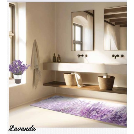 PASSATOIA CINIGLIA ROTOLO 20MTX52CM JACQUARD DIGITALE FUTURA LAVANDA SUARDI