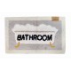 TAPPETO BAGNO ANTISCIVOLO 50X80CM BATHROOM LOVELY HOME