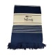 TELO MARE PAREO FOUTA 90X170CM FRANGE SALINAS GITIESSE