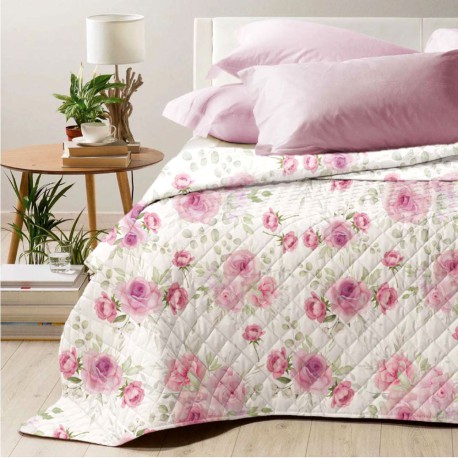 QUILT COPRILETTO MATRIMONIALE COTONE STAMPATO KAROL SGHOME