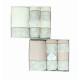 SET 5 PEZZI SPUGNA 2 ASCIUGAMANI + 2 OSPITE + 1 TELO BAGNO JACQUARD SHABBY HELEN