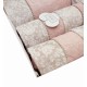 SET 5 PEZZI SPUGNA 2 ASCIUGAMANI + 2 OSPITE + 1 TELO BAGNO JACQUARD SHABBY HELEN