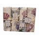 ASSORTITO 4 PEZZI COMPLETO LENZUOLA COTONE MATRIMONIALE DELICATO JINKO HOME SWEET HOME