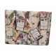 ASSORTITO 4 PEZZI COMPLETO LENZUOLA COTONE MATRIMONIALE DELICATO FIORI SANDERSON HOME SWEET HOME