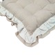 CONFEZIONE 6 PEZZI CUSCINO SEDIA LACCI VOLANT 40X40CM CANNES BEIGE SOPHIE