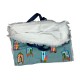 BORSA DA MARE COTONE CON ZIP CABINE PEZZOLI