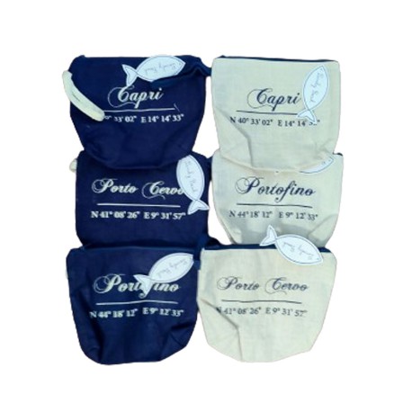 ASSORTITO 12 PEZZI POCHETTE JUTA DOLCE VITA GITIESSE