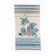 TELO MARE FOUTA CON FRANGE 100X180CM TARTARUGHE CORALLI ART DECO