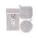 SET CUCINA COTONE TINTO IN FILO PALOMA SGHOME GREMBIULE UGUALE FINE