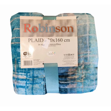 PLAID PILE 130X160CM STAMPATO ROBINSON DIADEMA