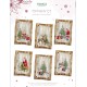 CONFEZIONE 6 PEZZI ASSORTITI STROFINACCI 55X80CM COTONE DIGITALE NATALE TIFFANY 07 VINGI