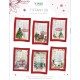 CONFEZIONE 6 PEZZI ASSORTITI STROFINACCI 55X80CM COTONE DIGITALE NATALE TIFFANY 09 VINGI