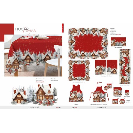 SET CUCINA COTONE DIGITALE VILLAGGIO HOGAR SGHOME