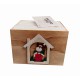 SET 4 PEZZI LAVETTE SPUGNA 30X30CM SANTA CHRISTMAS ORSETTO SOPHIE