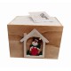 SET 4 PEZZI LAVETTE SPUGNA 30X30CM SANTA CHRISTMAS ORSETTO SOPHIE