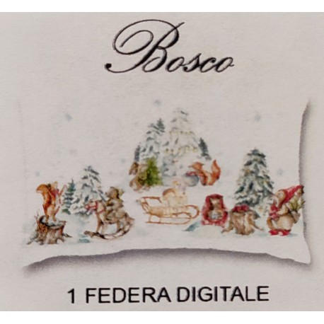 FEDERA CUSCINO COTONE DIGITALE BOSCO IMBERTI