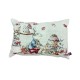 SET ARREDO CUSCINO FODERA CENTRO RUNNER JACQUARD GOBELIN BUNNY EASTER TG IMBOTTITO