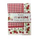 SET CUCINA COTONE DISEGNO FRAGOLINE PEZZOLI