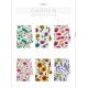 6 PEZZI STROFINACCI SPUGNA COTONE STAMPATO GARDEN VINGI