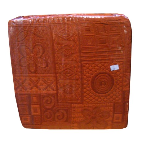 2 PEZZI CUSCINI JACQUARD SEDIE ELASTICI JACQUARD COUNTRY EUROTEX ARANCIO
