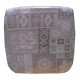 2 PEZZI CUSCINI JACQUARD SEDIE ELASTICI JACQUARD COUNTRY EUROTEX GRIGIO