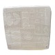 2 PEZZI CUSCINI JACQUARD SEDIE ELASTICI JACQUARD COUNTRY EUROTEX PANNA