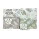TRAPUNTINO MATRIMONIALE MICROFIBRA JACQUARD DOUBLE FACE HOSO LINEA ORO