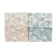 TRAPUNTINO MATRIMONIALE MICROFIBRA JACQUARD DOUBLE FACE ROANNE LINEA ORO