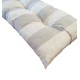 CUSCINO ARREDO IMBOTTITO RETTANGOLARE 50X80CM RIGATO GROSSO PEZZOLI