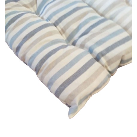 CUSCINO ARREDO IMBOTTITO RETTANGOLARE 50X80CM RIGATO JAMES PEZZOLI