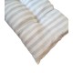 CUSCINO ARREDO IMBOTTITO RETTANGOLARE 50X80CM RIGATO JAMES PEZZOLI