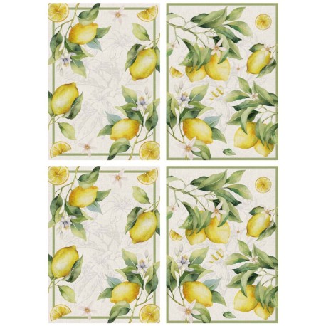 STROFINACCI 50X70CM 4 PEZZI COTONE DIGITALE GILLY SGHOME
