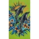 TELO MARE 100X180CM MICROFIBRA EFFETTO VELOUR DELFINI HOME SWEET HOME