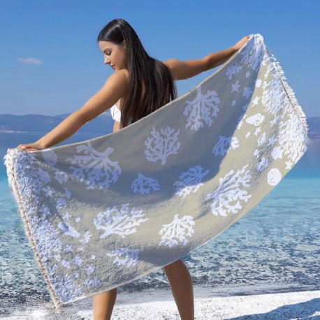 TELO FOUTA 90X170CM COTONE FRANGE EDFU SGHOME