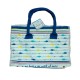 BORSA DA MARE COTONE CON ZIP LOVE FISH PEZZOLI