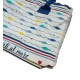 BORSA DA MARE COTONE CON ZIP LOVE FISH PEZZOLI