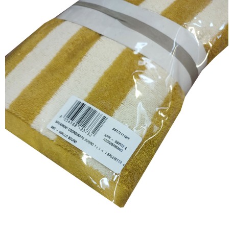 SET ASCIUGAMANO + OSPITE SPUGNA SAVANNAH GALIZZI