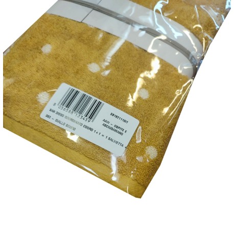 SET ASCIUGAMANO + OSPITE SPUGNA SAN DIEGO GALIZZI
