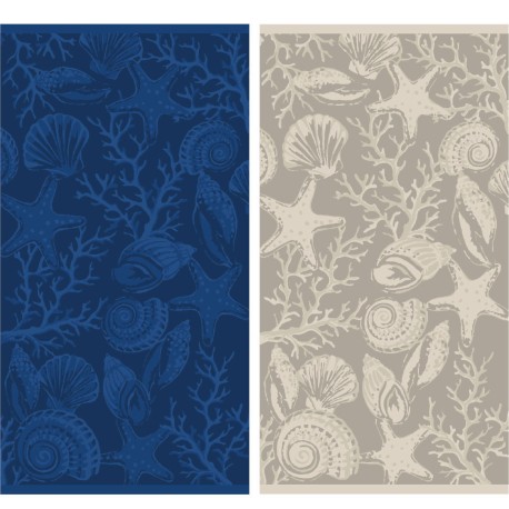 TELO MARE 90X165CM SPUGNA JACQUARD IN RILIEVO MUSLE SGHOME