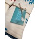 TELO MARE PAREO 90X170CM MUSSOLA PONPON DUBAK LINEA ORO