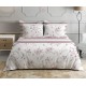 COMPLETO LENZUOLA MATRIMONIALE PERCALLE COTONE FIORELLINI ROSA PEZZOLI