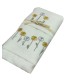 SET SPUGNA RICAMATO ASCIUGAMANO + OSPITE FIORELLINI PEZZOLI