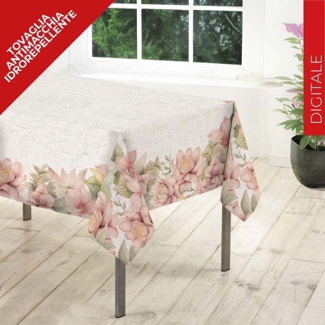 TOVAGLIA ANTIMACCHIA DIGITALE KIKI CLASSIC FIORI ROSA SGHOME