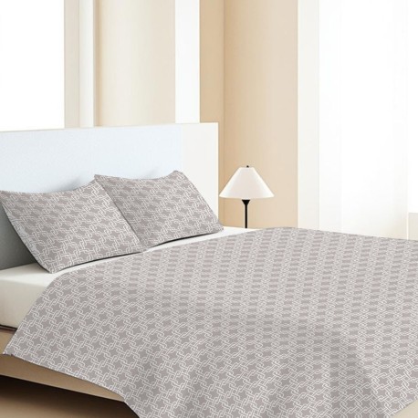 COPRILETTO COTONE PIQUET CATENA QUADRIFOGLIO