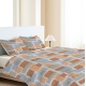 COPRILETTO COTONE PIQUET SQUARE QUADRIFOGLIO